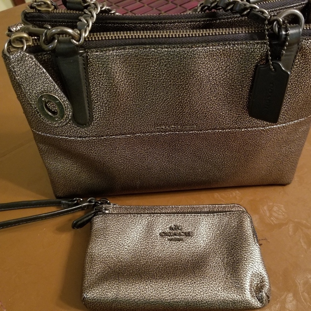 Coach Mini Turnlock Burough